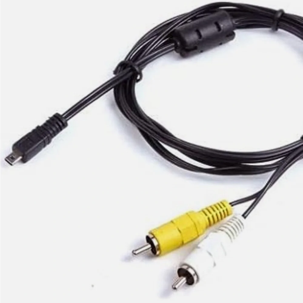 AV A/V Audio Video TV Cable Lead for Nikon Coolpix Camera D5000 D5100 D5200 4200